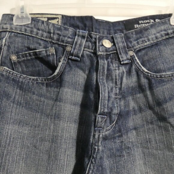 ROCK & REPUBLIC | size 32 | Made In the USA | 100% Cotton | Blue Denim - Jeans - Picture 4 of 16